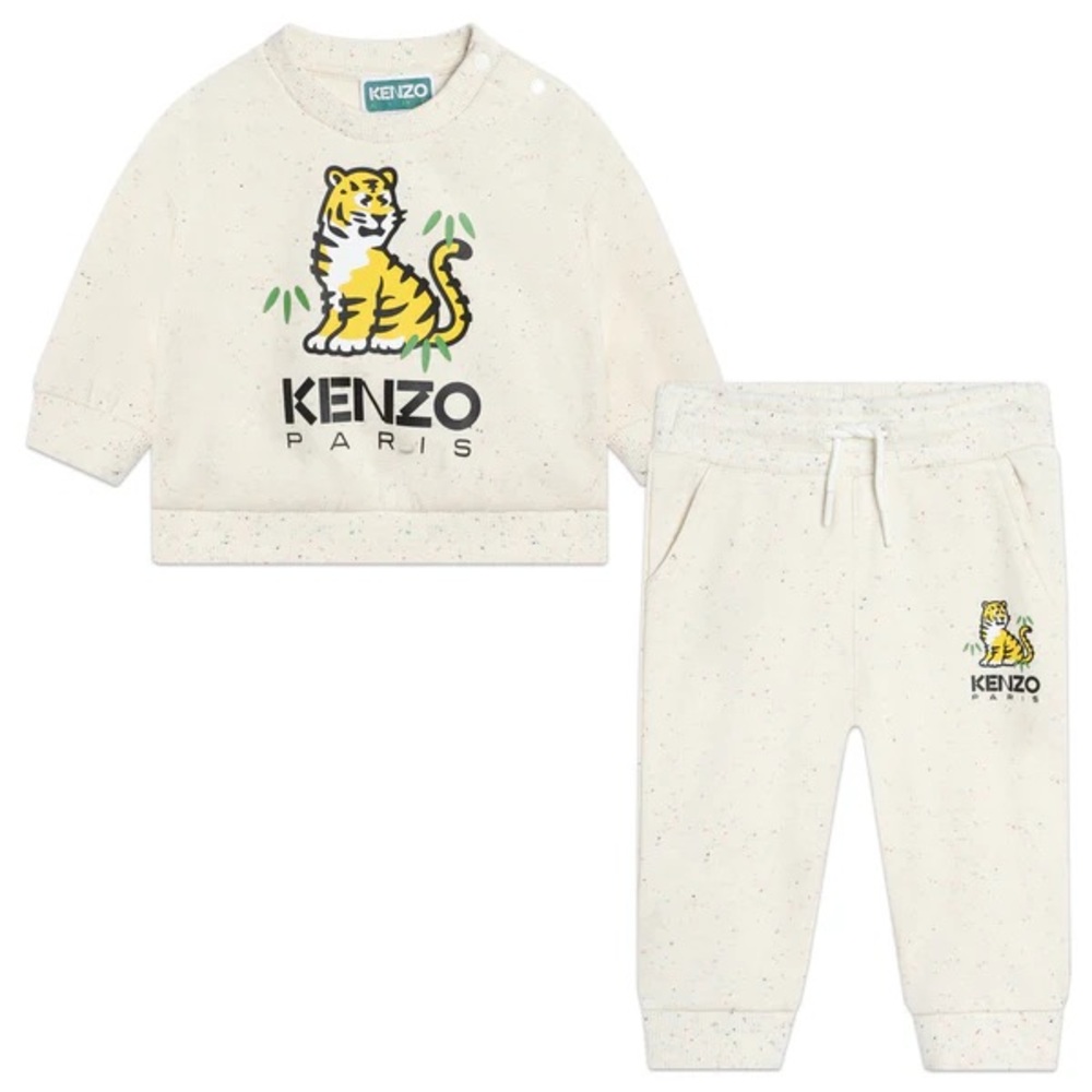 Kenzo baby tiger print baby sweatshirt sweatpants set 6 months 6 months *